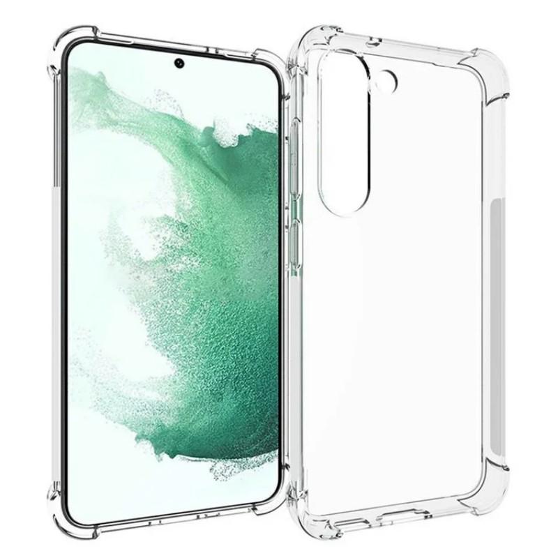 For Samsung Galaxy S23+ Clear TPU Case WANLONFENG TM Series 2.0mm Phone Back Cover