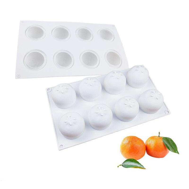 Simulated Fruit Silicone Mold Diy Fruit Dessert Mousse Cake Mold Candle Aromatherapy Soap Silicone Mold Home Decoration Mold