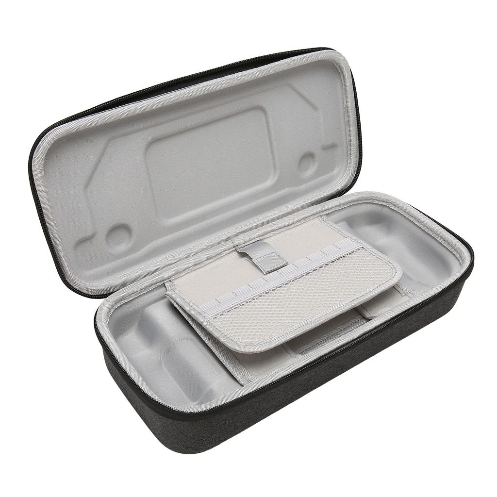 Handheld Console Carry Case Hard Built in Storage Card Slot Stand Protective Travel Bag with Handle for