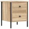 VidaXL Bedside Table Sonoma Oak 40x42x50 Cm Engineered Wood 825985