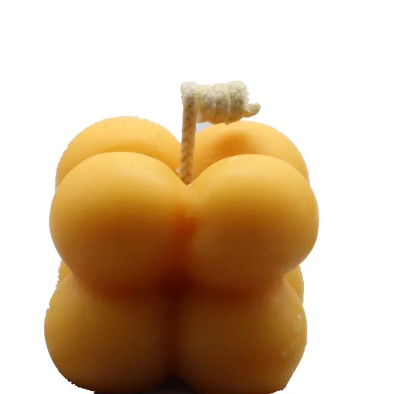 Ny Bubbelkub Ljus Silikonform 3D Aromaterapi Gips Ljus Handgjord Bakning Choklad Dessert Tårta Form Verktyg