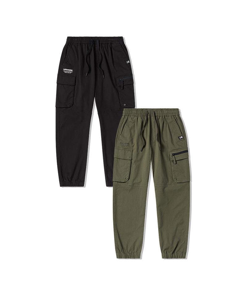 LIFEWORK Feature) L1 Zipper Cargo Jogger Pants