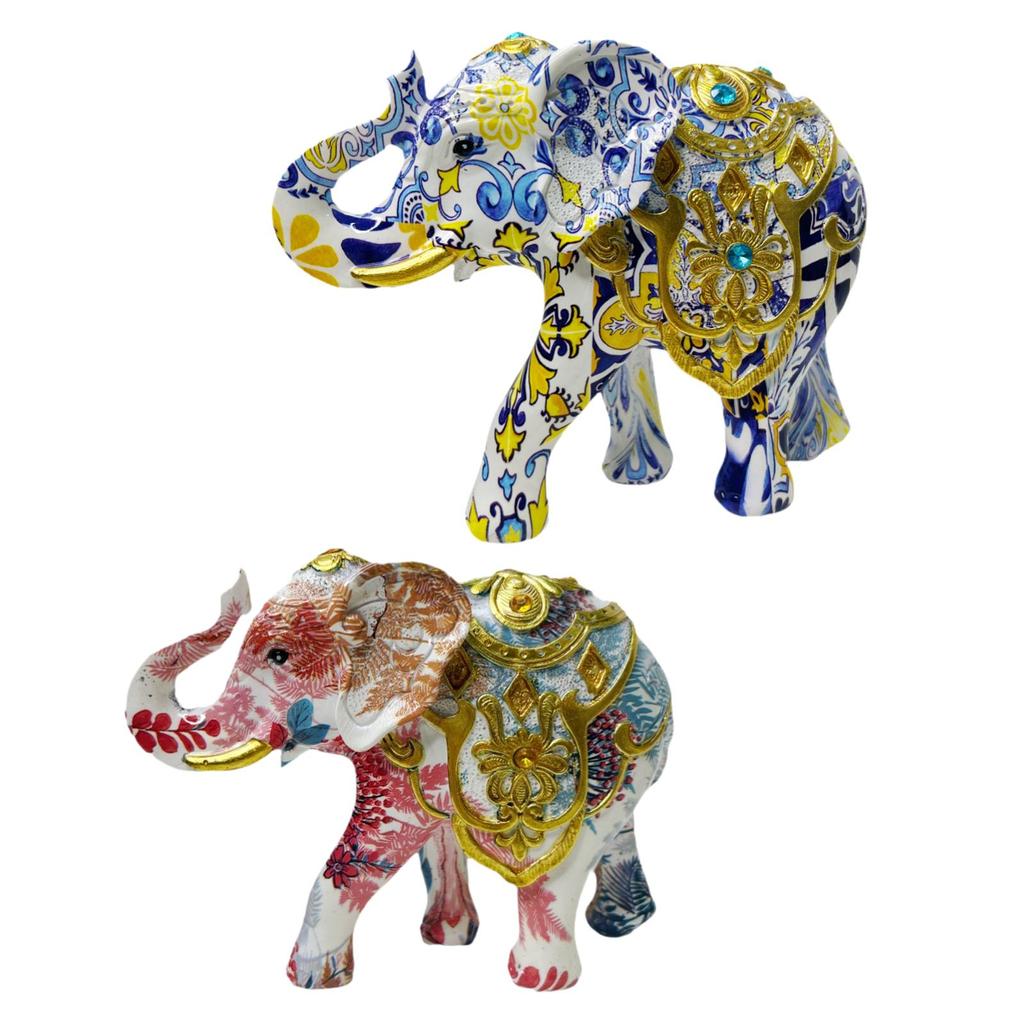 Desktop Elephant Ornament Collection Crafts Fireplace Modern Elephant Statue