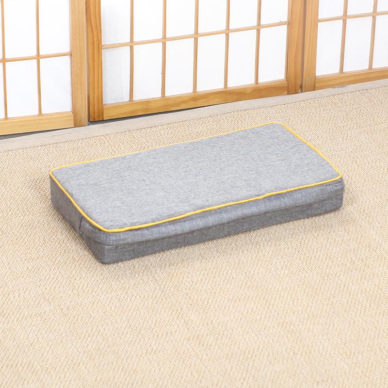 

Thickened Meditation & Prostration Zafu Cushion: Removable, Washable Kneeling Mat 45x23x6cm