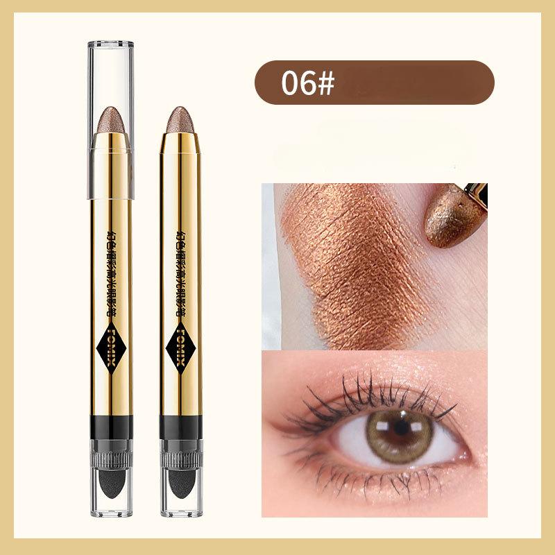 Monochromatic High-gloss Eye Shadow Pen To Brighten the Pearlescent Silkworms Without Smudging, Lazy Contouring Highlight Pen