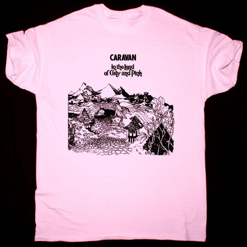 

Vtg CARAVAN IN THE LAND OF GREY AND PINK Full Size Men Women Shirt DI186 Unisex T-Shirt S