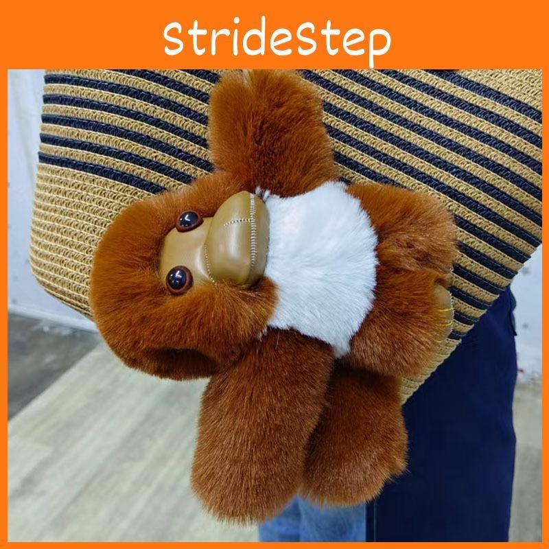 Toy Gorilla Plush Keychain Detailed Lifelike Design Cartoon Gift For Gift Kids