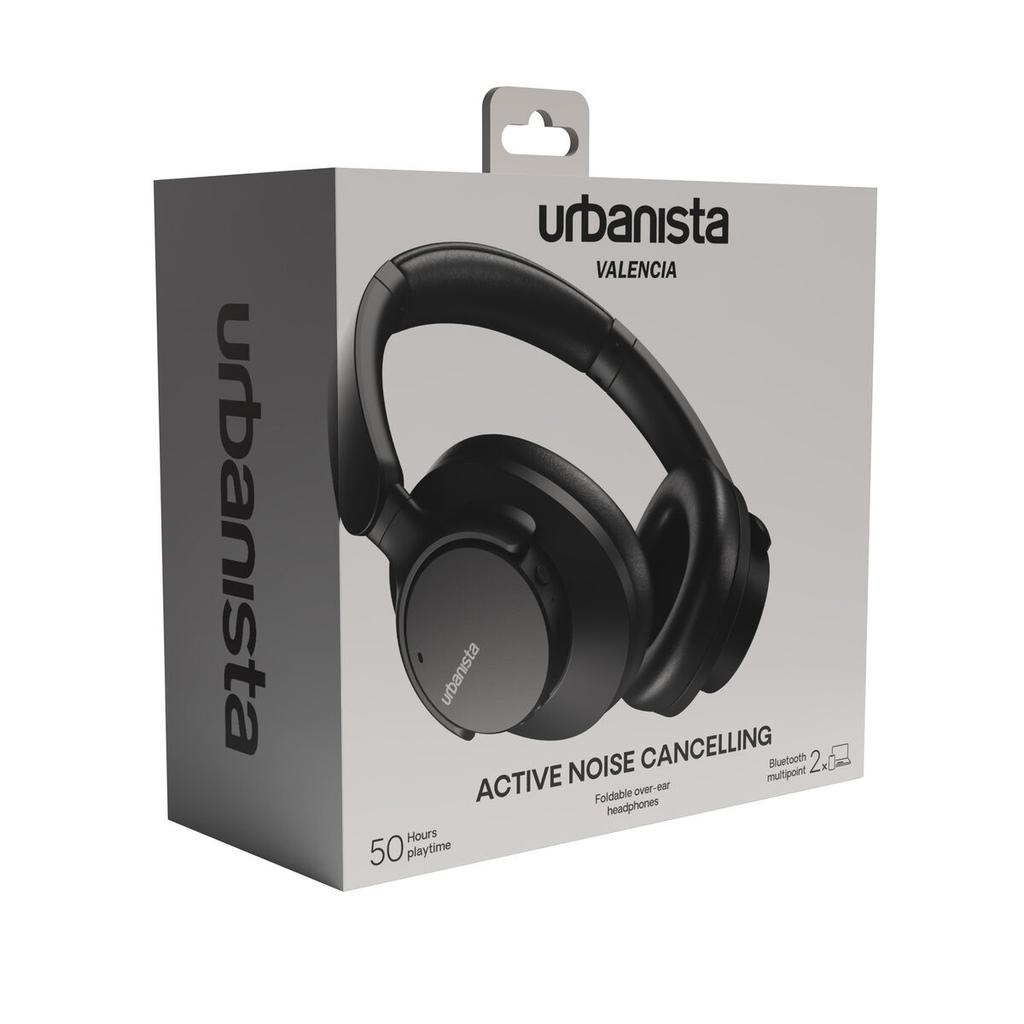 Headphones with Headband Urbanista Valencia Black Midnight black