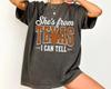 Texas Girl Shirt Vintage Longhorn Western Country Graphic Tee
