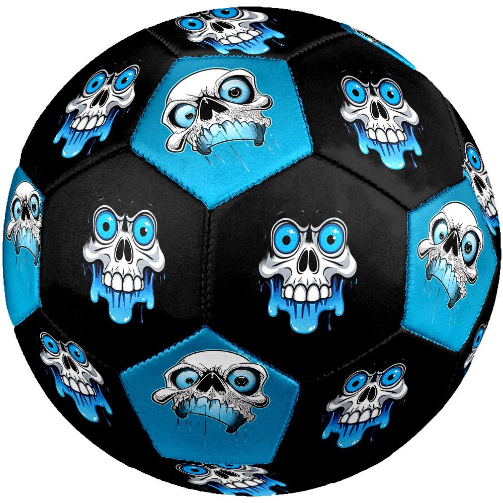 1PC Skull Artwork Big Eyes Soccer Ball Size 5 Football Machine Sewn Indoor/Outdoor Universal Football A64
