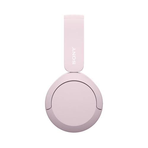 Sony WH-CH520 Wireless Headphones Pink Bluetooth Lightweight 147g Customizable Sound Equalizer 50H Playtime 3-Minute Fast Charge Multi-Point