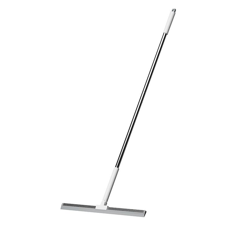 Silicone Floor Scraper Magic Broom Stainless Steel Household Floor Wiper Bathroom Toilet Sweep Hair