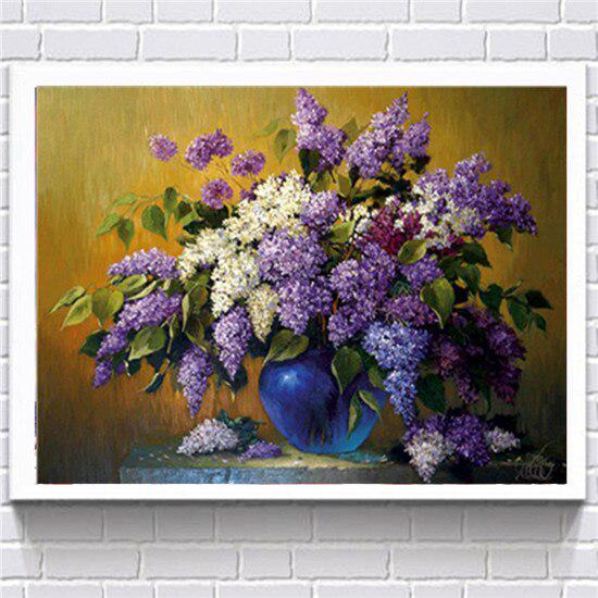 Diamant-Malerei, runde Diamant-Blume, 5D-Diamant-Stickerei, Kreuzstich-Gemälde-Aufkleber