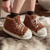 Fashion Home Fuzzy Slipper Snow Boot Women Winter Warm Fur Plush Indoor Lazy Female Thermal Furry House Shoe Platform Flat Flip Flop