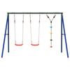 Swing Set with Swing Seats and Climbing Swing