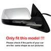 For Chevy Tahoe Suburban GMC Yukon XL 2015- Car Replace Rearview Side Mirror Cover Wing Cap Exterior Case Trim Accessories