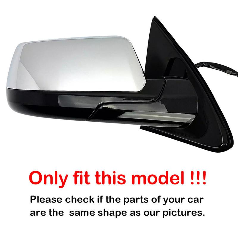 For Chevy Tahoe Suburban GMC Yukon XL 2015- Car Replace Rearview Side Mirror Cover Wing Cap Exterior Case Trim Accessories