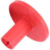 38mm Golf Rubber Tee Holder Golf Training Aid for Driving Range and Practice MatRed