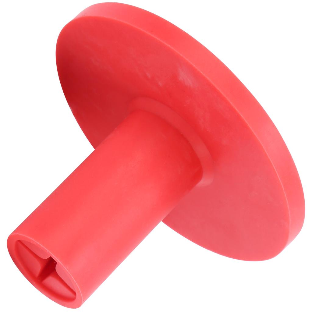 38mm Golf Rubber Tee Holder Golf Training Aid for Driving Range and Practice MatRed