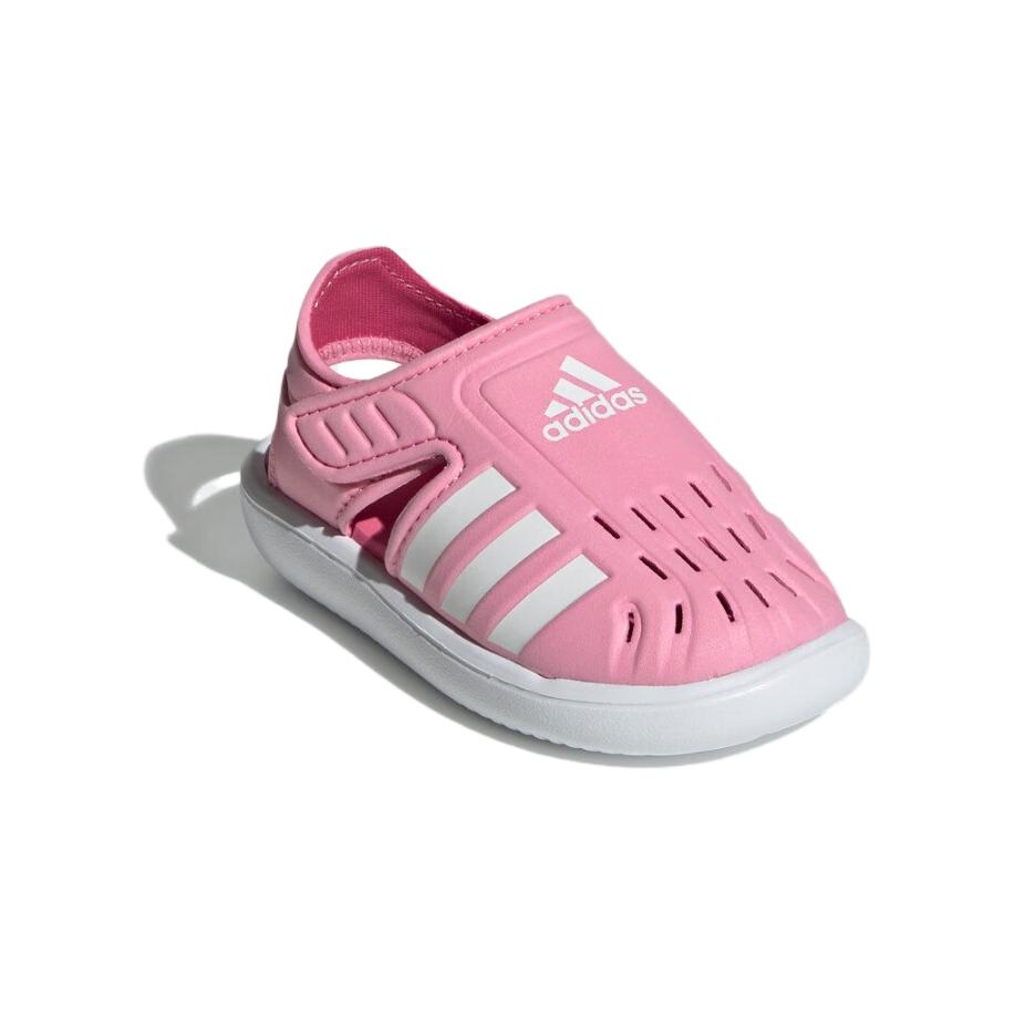 Adidas Water Sandal Comfortable Non-Slip Low-Top Walking Shoes Baby Shoes Pink White IE2604