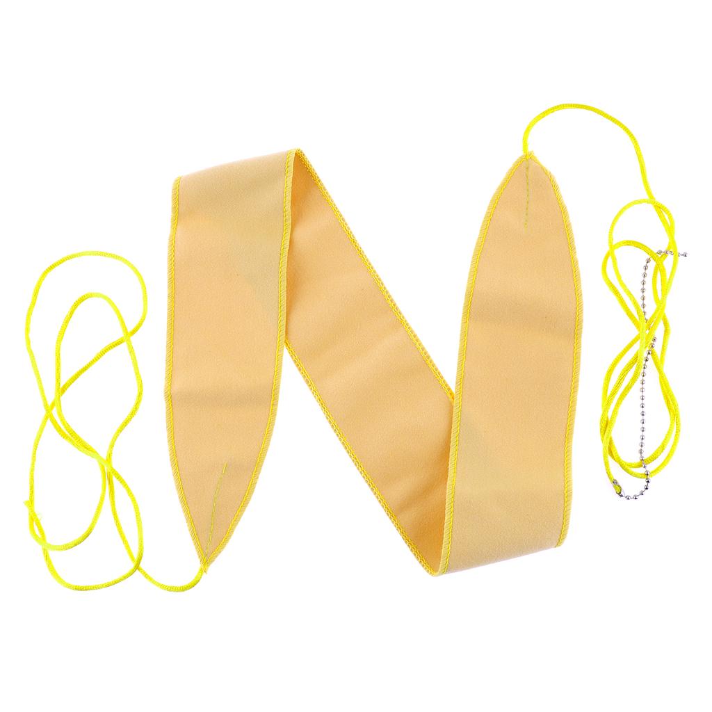 Bamboo Flute Woodwind Tube Wipe Cleaning Cloth for Oboe Inner Cavity with Artificial Faux Suede