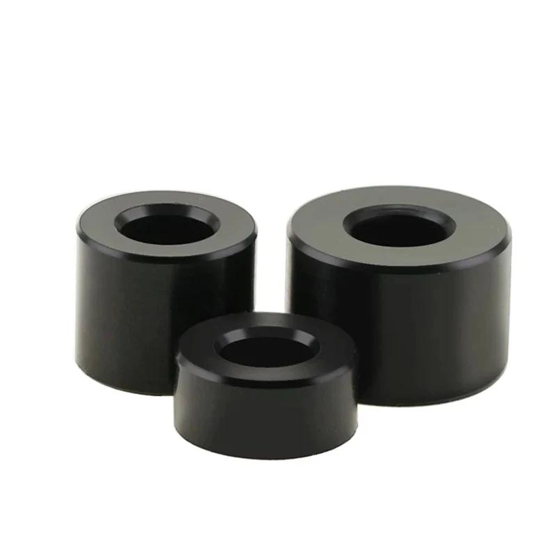 10/20Pcs Black POM Bushing Washer M3 M4 M5 M6 M8 M10 Round Hollow Unthread Standoff Spacer Sleeve Insulated Plastic Gasket