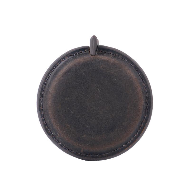 150cm hand-made genuine leather cowhide mini mini tape measure line band reel key chain hanging pendant gauging tools