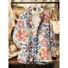 Womens Stand-Up Collar Fleece Sweatshirt With 3D Digital Floral Print Casual Long Sleeve Top Fall 2025