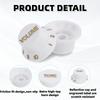 Miwayer 3Pcs/set Plastic Guitar Knobs /2T1V Volume Tone Control Knobs Top Hat Caps/for ST SQ Electric Guitar Parts