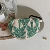 Cute Embroidery Storage Bag Flower Ethnic Coin Purse Cotton Linen Card Holder Small Cosmetic Bag Student