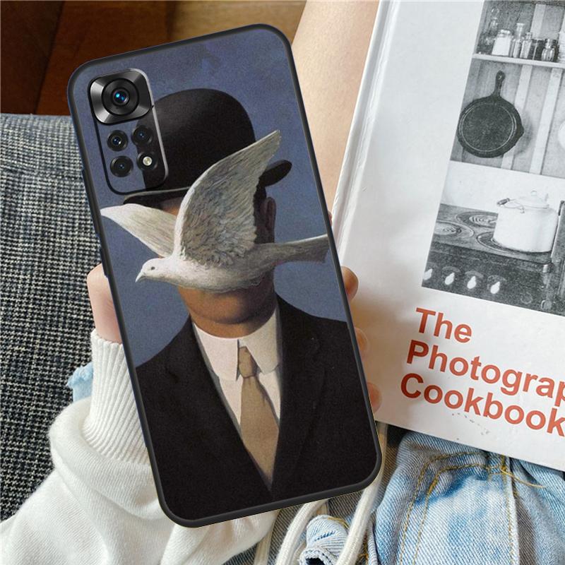 Rene Magritte Art Phone Case For Redmi Note 12 11 10 9 8 Pro 8T 9S 10S 11S 12S 9A 10A 9C 10C 12C 13C Cover