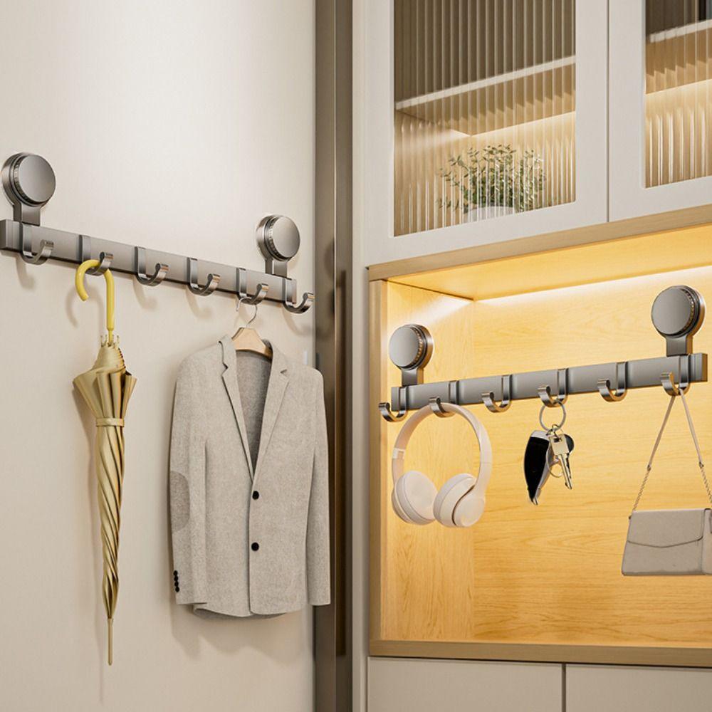 Strong Load-bearing Suction Cup Door Hook No Drilling Towel Storage Hook  Kitchen
