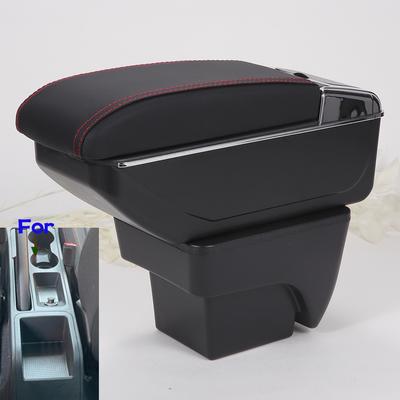 For Seat Ibiza Armrest Box For Seat Ibiza 6j MK4 IV 6L Car Armrest 2018-2025 Storage Box Retrofit Parts Interior Car Accessories