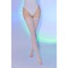 Peacock Lace Trim Shiny Oil-slick Silicone Thigh-high stockings8D Non-slip Horse Oil Stockings, Sexy Silky Glossy Beautiful Leg Stockings