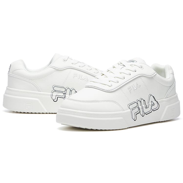 New FILA Game Point Platform Sneakers White F12M031303FSW