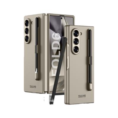 Plastový kryt s tvrdou skořepinou a slotem na pero pro Samsung Galaxy Z Fold 6 5 4 5G Ochranný nárazuvzdorný kryt Bez pera