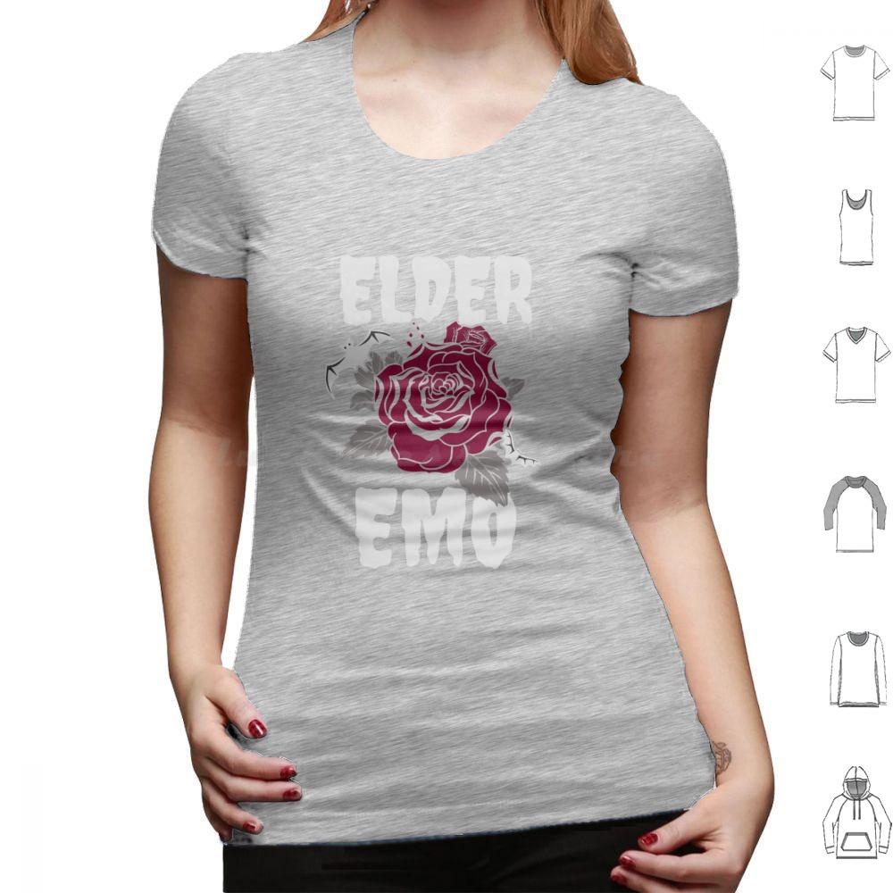 Elder Emo T Shirt 6xl Cotton Cool Tee Elder Emo Emo Goth Elder Skull Pop Punk Emo Band Still Emo Funny Elder Emo Punk Black