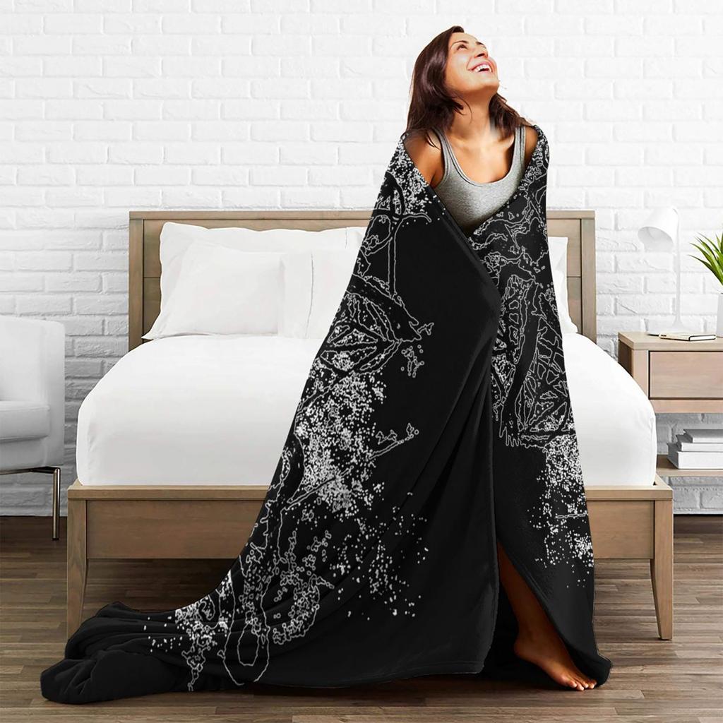 Darkhold Scarlett Witch Of Chaos Blanket Soft Warm Flannel Throw Blanket Plush for Bed Living Room Picnic Travel Home Sofa