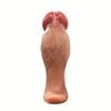 Realistic Big Glans Wearable Dildo Panty - Soft Liquid Silicone G-String Toy for Women & Couples, Hands-Free Pleasure, Durable & Sexy Design