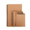 Custom Kraft Paper Spiral Notebook - Retro Simple Student Diary & Office Planner with Personalized Printing Logo