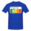 Unisex Creative NutriScore Trendy T Shirt Streetwear Cotton Tshirt Unisex