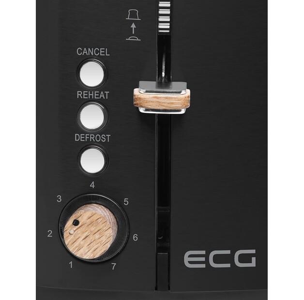 Тостер ECG ST 2768 timber black