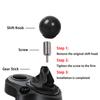 Gear Shifter Adapter Fitment Gear Shifter Lightweight Screw Adapter Aluminum+Iron Gear Shift Head High Quality