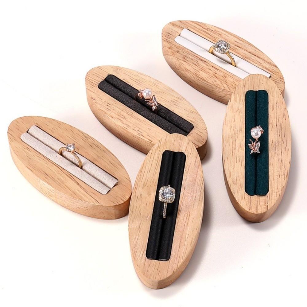 Ovales Schmuck-Display-Requisit Kompaktes Design Schmuckständer Ring Ohrring-Display Schmuckaufbewahrung