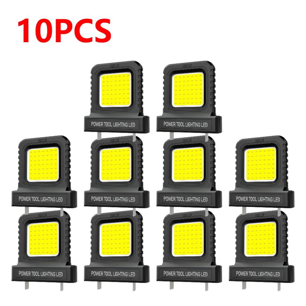 1-10PCS LED Power Tool Parts For Makita For Milwaukee For Bosch For DeWALT For Parkside For Hitachi Lithium Battery Work Lamp