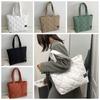 Koreanischer Stil Weltraum-Baumwolle Tragetasche Einfarbige Oxford Handtasche Modische Umhängetasche Büroangestellter