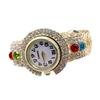 Nuovo Set Orologio e Bracciale a Catena Artiglio Strass da Donna Celebrità
