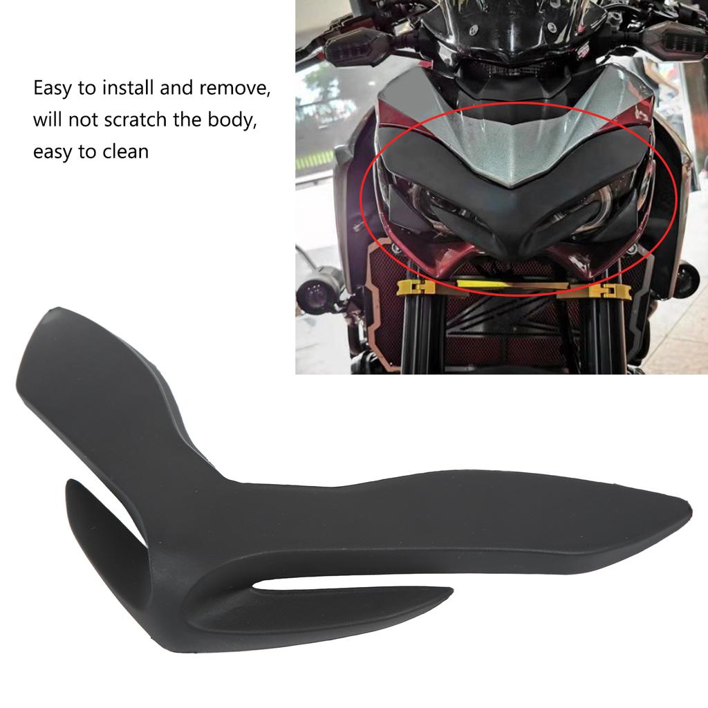 Motorcycle Headlight Fairing Cover Front Beak Nose Cone Extension Trim Replacement for  900 2018‑2020