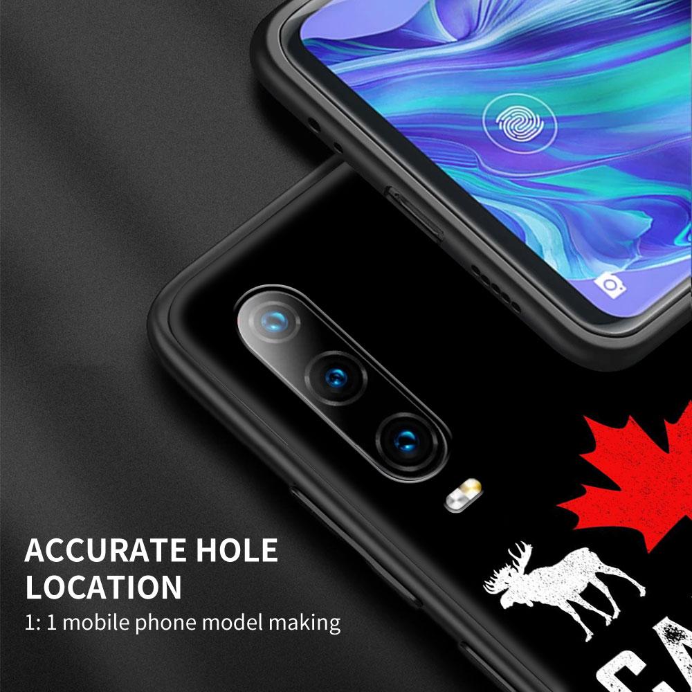 Maple Canada Flag Football For Huawei P30 Lite Phone Case For Huawei P50 Pro P20 P40 Lite E P Smart Z 2021 Y6 Y9s Y7a 2019 Cover