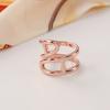 Spiral Scarf Ring, Silk Scarf Slide Ring, Alloy Scarf Holder, Clothing Corner Ring for Women Shirts Neckerchiefs